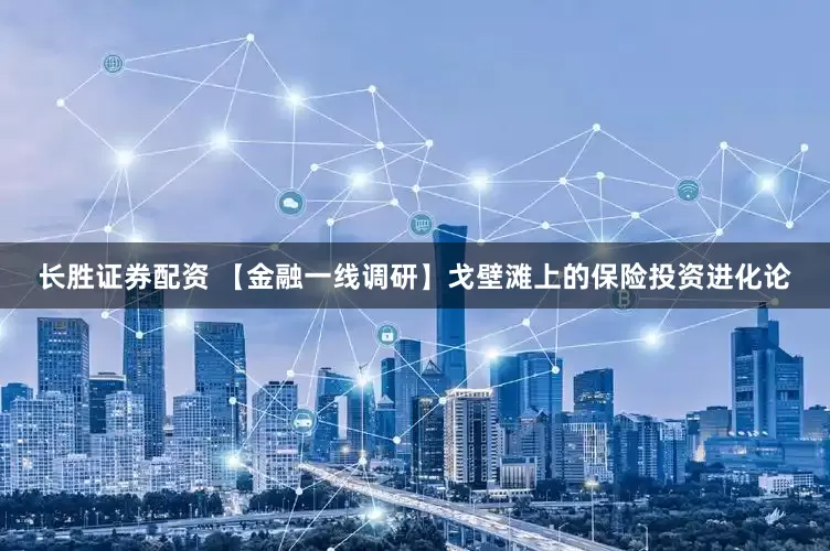 长胜证券配资 【金融一线调研】戈壁滩上的保险投资进化论
