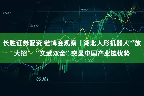 长胜证券配资 链博会观察｜湖北人形机器人“放大招” “文武双全”突显中国产业链优势